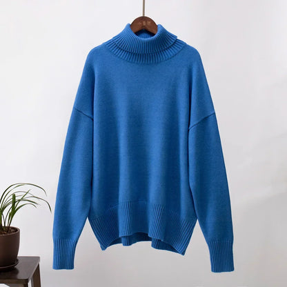 Janet – Women's Vegan Cashmere High Neck Sweater