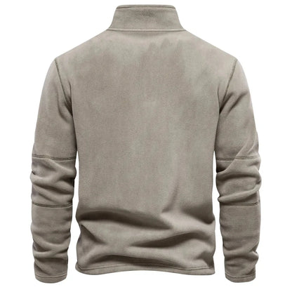 Glen – Men's Soft Shell Sweatshirt with Zip Collar