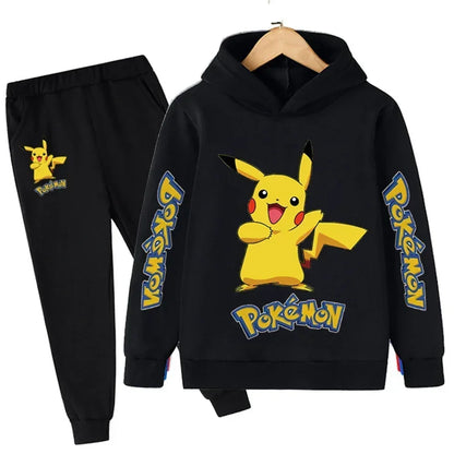 Tracy – Pikachu Kids Hoodie and Pants Set for Maximum Comfort & Style