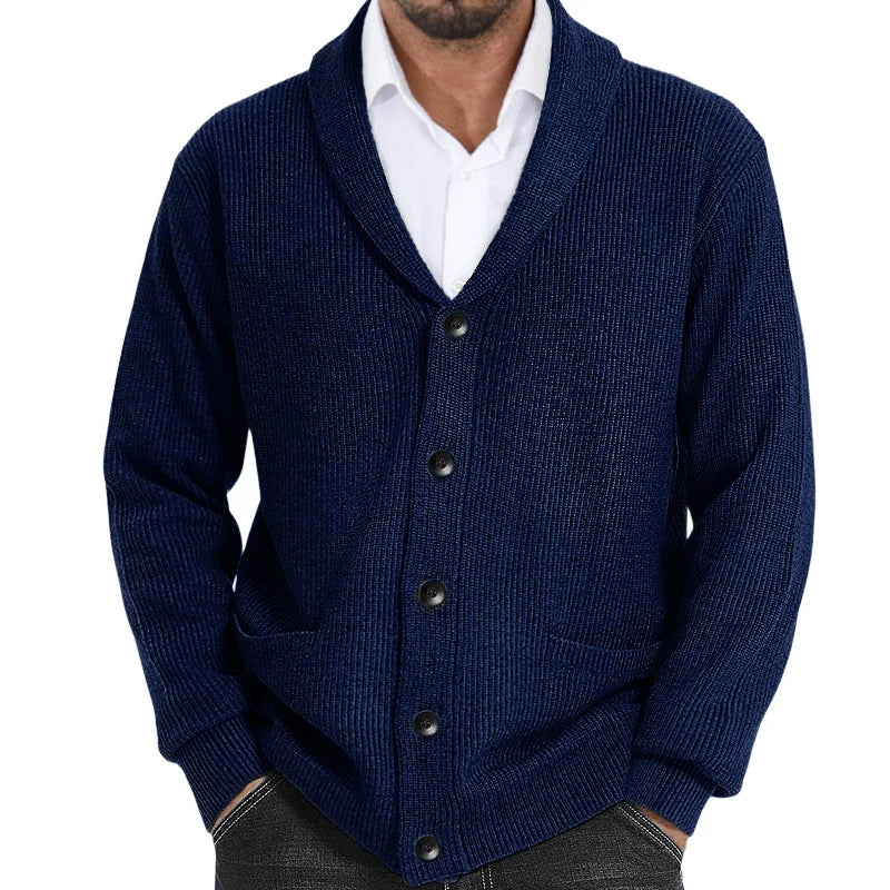 Cliff – Men's Vintage Cardigan Sweater