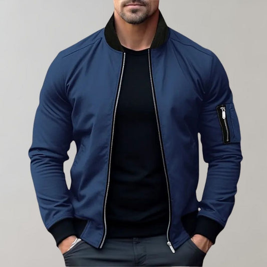 Jeffrey – Lightweight All-Season Bomber Jacket