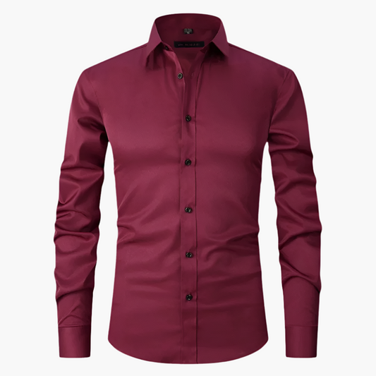 Men's Classic Stretch Dress Shirt – Modern Fit, Business & Casual Style