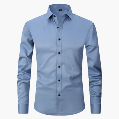 Men's Classic Stretch Dress Shirt – Modern Fit, Business & Casual Style
