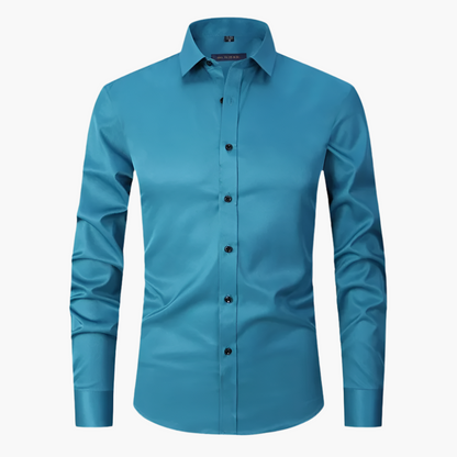 Men's Classic Stretch Dress Shirt – Modern Fit, Business & Casual Style