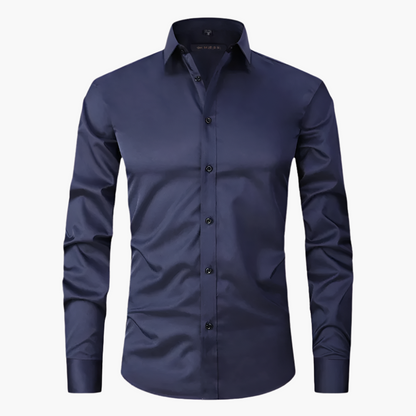 Men's Classic Stretch Dress Shirt – Modern Fit, Business & Casual Style