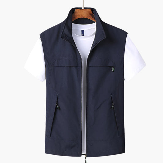Men's Modern Outdoor Utility Vest – Versatile All-Season Layer