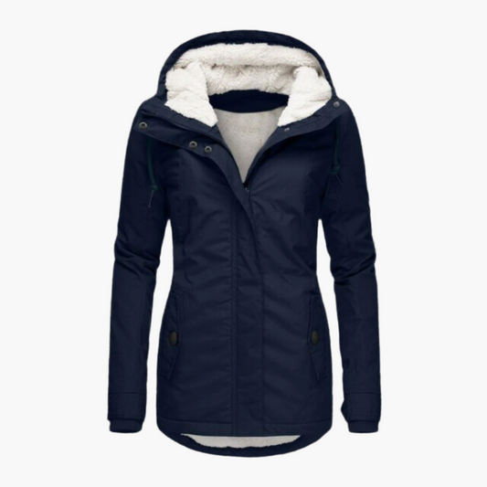 Women's Winter Sherpa Hoodie Jacket – Stylish and Cozy Warmth for Cold Weather