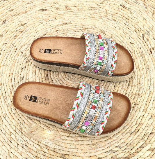 Sarah – Women's Shiny Summer Slides