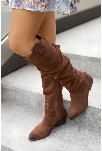 Women's Knee-High Fashion Boots for Everyday and Office Wear