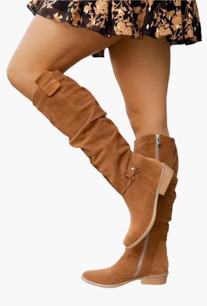 Women's Knee-High Fashion Boots for Everyday and Office Wear