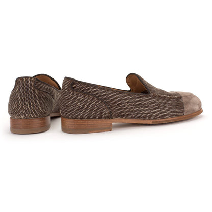 Mandy – Women's Mélange Linen Loafers