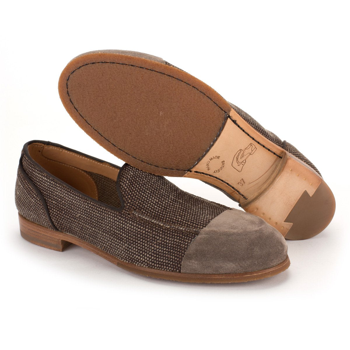 Mandy – Women's Mélange Linen Loafers