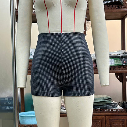Laura – Shiny High Waist Shorts