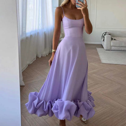 Sharon – Three-Dimensional Flower A-Line Skirt