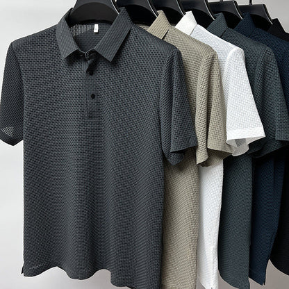 Glen – Mesh Ice Silk Short Sleeve T-shirt