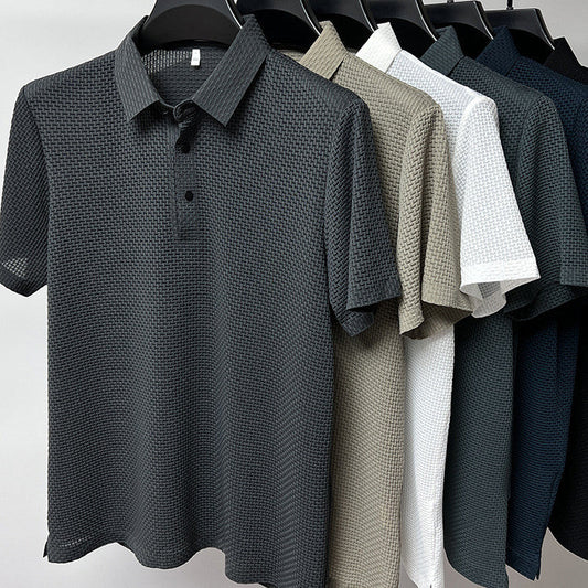 Glen – Mesh Ice Silk Short Sleeve T-shirt
