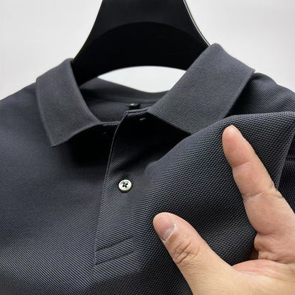 Gerald – Embroidered Fashion T-shirt with Lapel