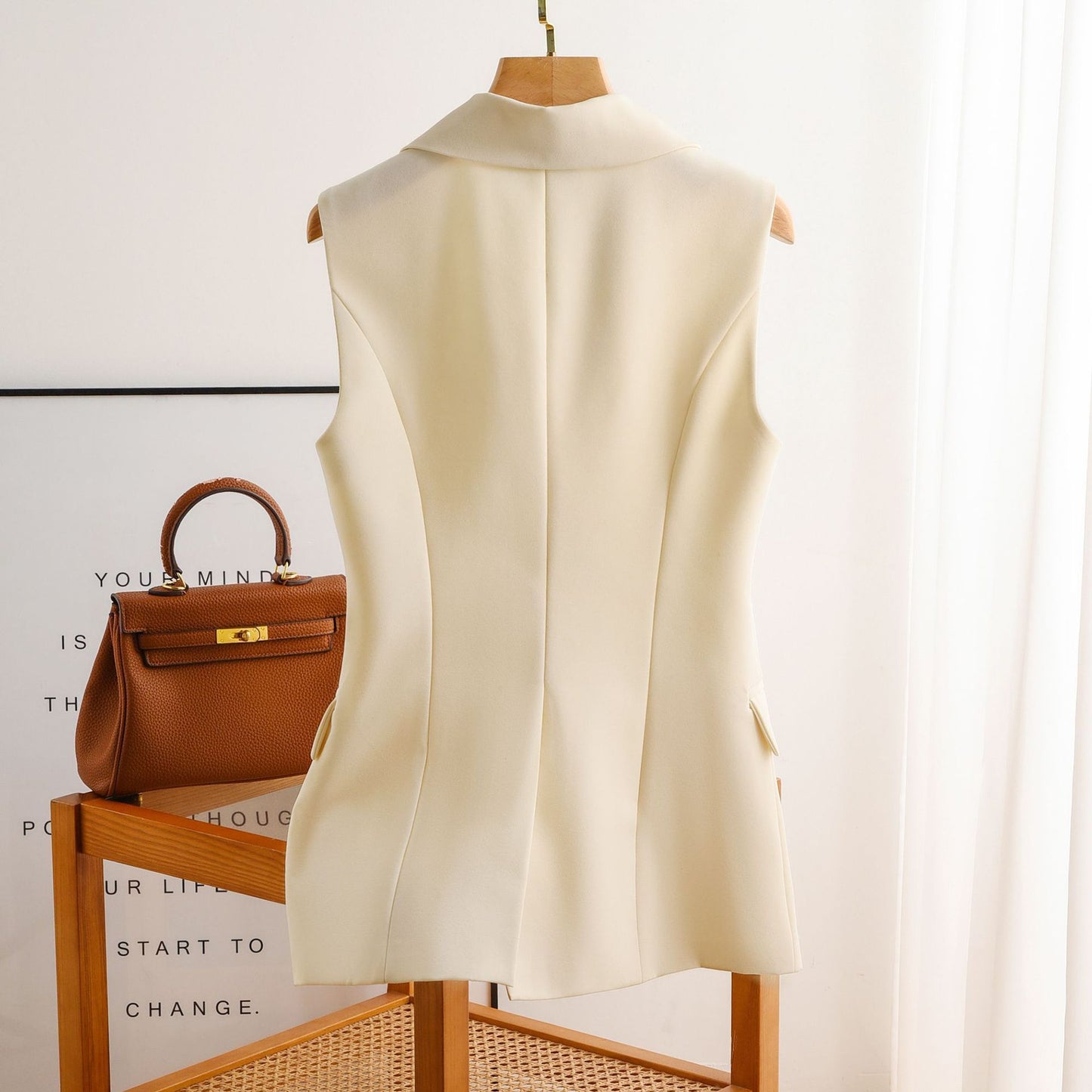 Hayley – Black Suit Women's Coat Outerwear Vest