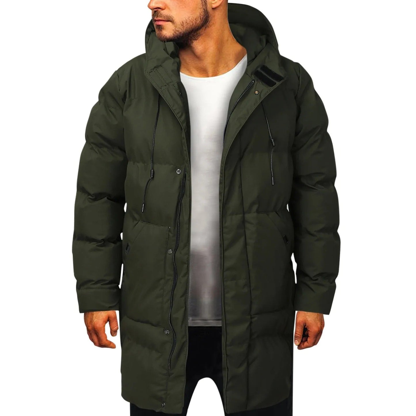 Tommy – Men's Insulated Long Hooded Puffer Jacket