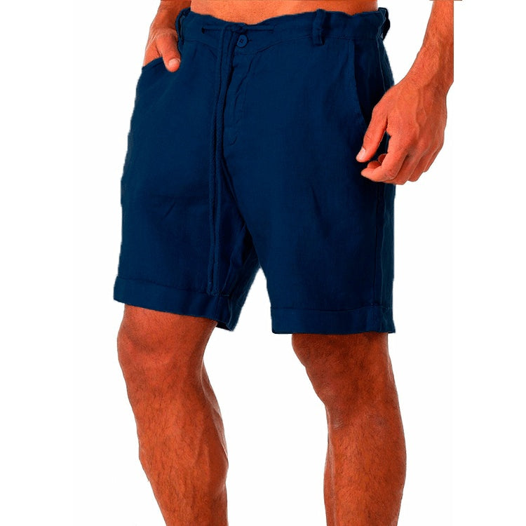 Kevin – Solid Color Lace-up Sweatpants