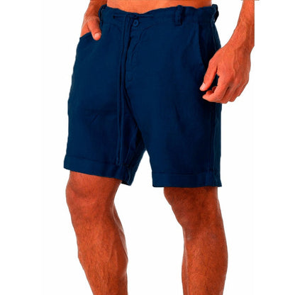 Kevin – Solid Color Lace-up Sweatpants