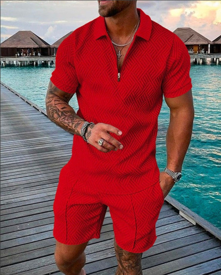 Laurence – Casual Men's Summer Short Sleeve Suit