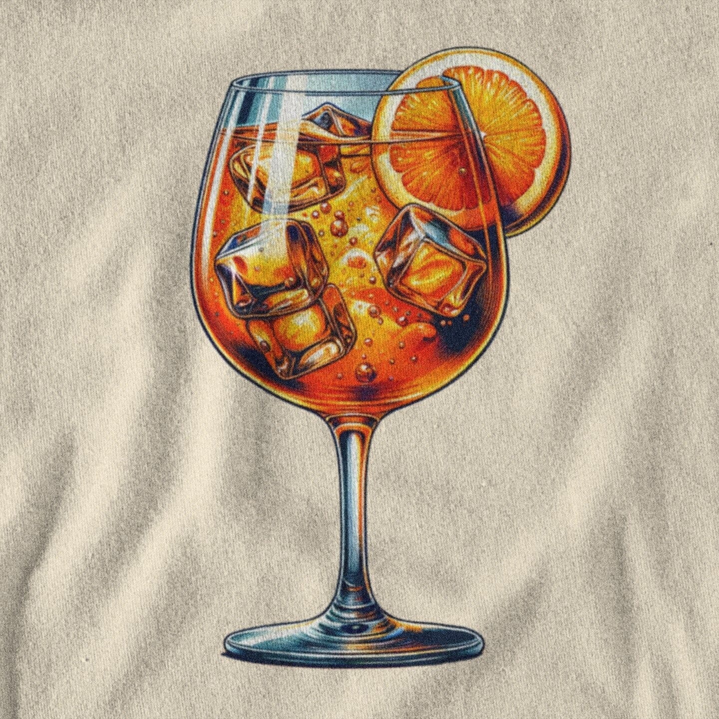 Michelle – Unisex Aperol Spritz Illustration T-shirt