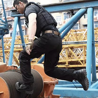 Men's Tactical Cargo Pants Outdoor Utility Multi-Pocket Workwear