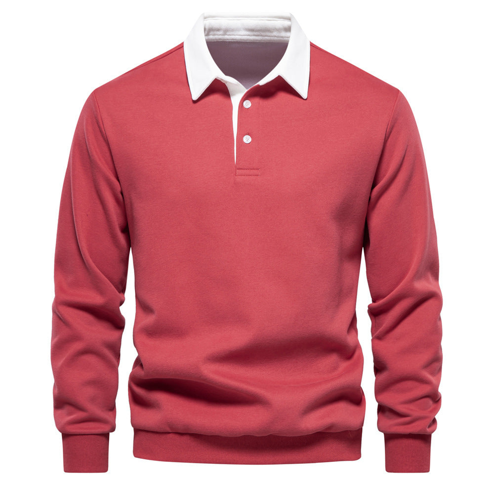 Gabrielle – Versatile Long Sleeve Polo Collar Sweater