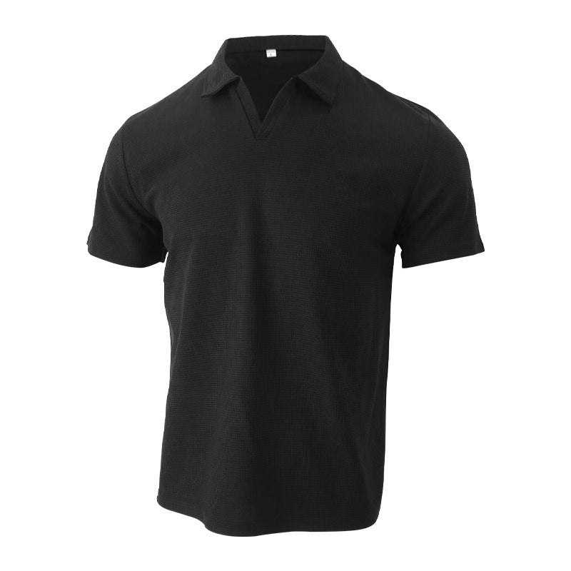 Men's Slim Fit Polo Shirt Short Sleeve Casual Business Top