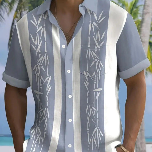 Patrick – Fashionable Casual Button Cardigan with 3D Digital Printing