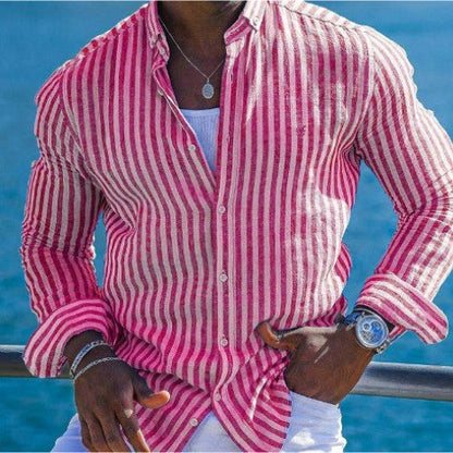 Steven – Summer 3D Printed Long Sleeve Shirt