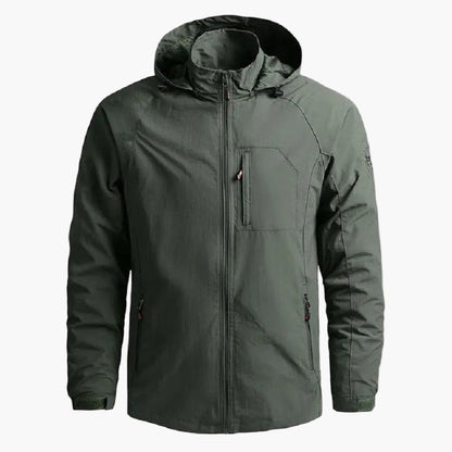 Men's Lightweight Cargo Outdoor Jacket – Casual Waterproof Style for All-Season Versatility