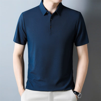 Jonathan – Summer Solid Color Waffle Short-sleeved T-shirt