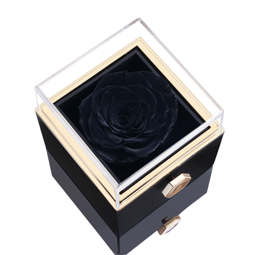 Mandy – Eternal Rose Box with Engraved Necklace