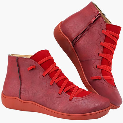 Women's Orthopedic Slip-On Ankle Boots for Everyday Comfort and Style