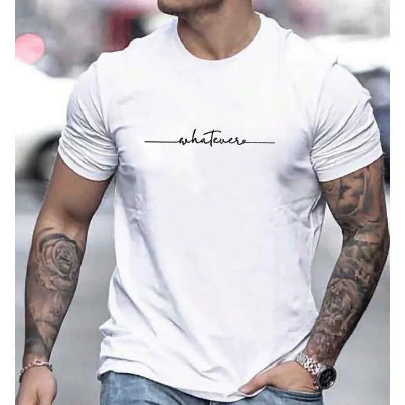 Rodney – Plus Size Funny Printed Casual Round Neck T-shirt