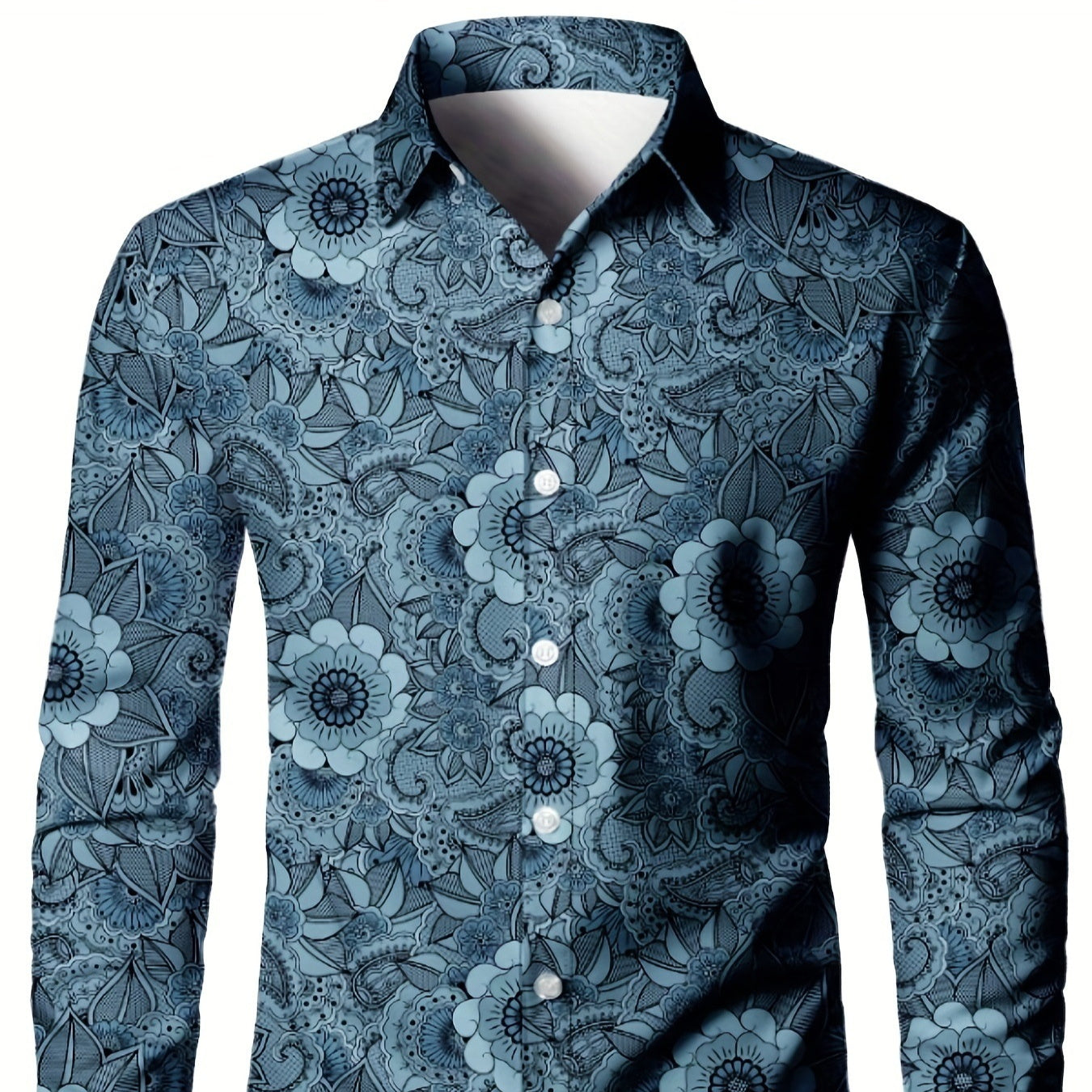 Reginald – Men's 3D Digital Printed Slim Cardigan