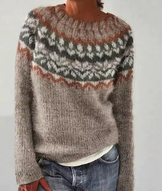 Gabrielle – Multicolor Loose Fashion Pullover Sweater