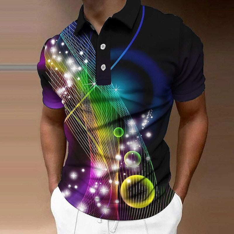 Calvin – Short Sleeve Sailboat Print Street Style T-Shirt