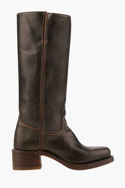 Women's Classic Knee-High Fashion Boots – Stylish Everyday Block Heel Footwear