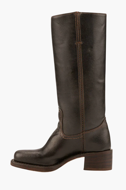 Women's Classic Knee-High Fashion Boots – Stylish Everyday Block Heel Footwear