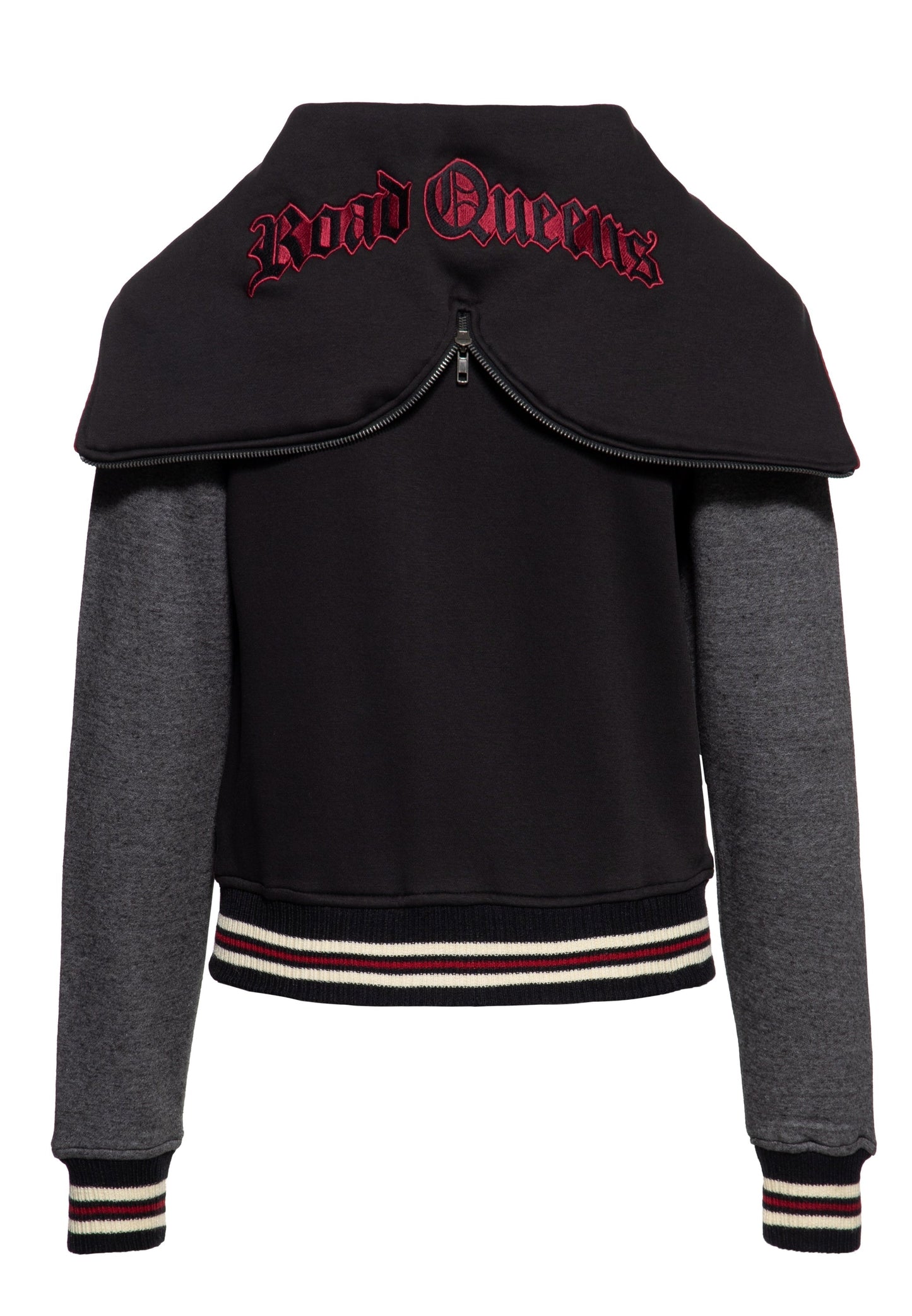 Ruby – Women's Varsity Jacket with Detachable Hood