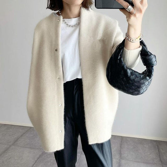 Women's Elegant Casual Knit Cardigan – Relaxed Fit Versatile Outerwear