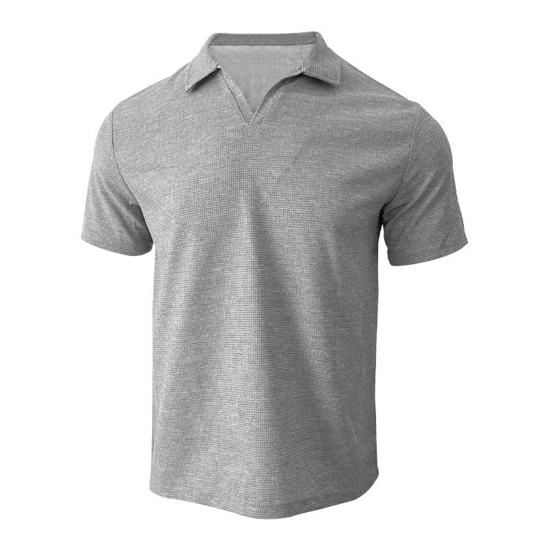 Men's Slim Fit Polo Shirt Short Sleeve Casual Business Top