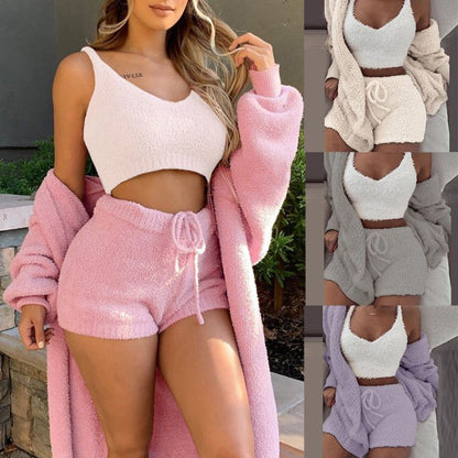 Tanya – Cozy Women's Pajama Set with Vest and Shorts