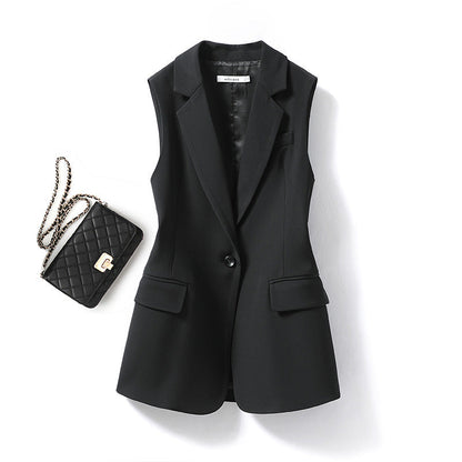 Hayley – Black Suit Women's Coat Outerwear Vest
