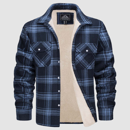 Ruby – Fleece Lined Plaid Jacket