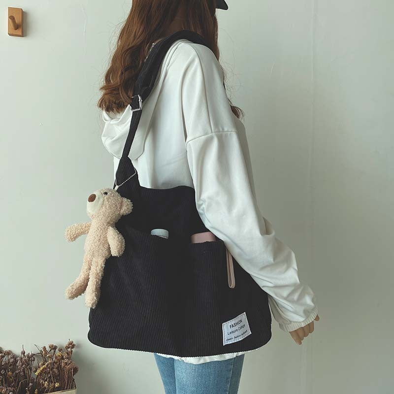 Imogen – Large Capacity Soft Vegan Leather Bucket Bag