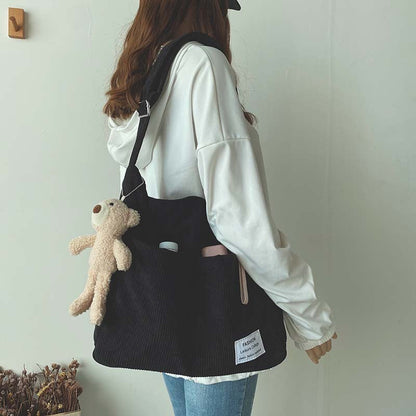 Imogen – Large Capacity Soft Vegan Leather Bucket Bag
